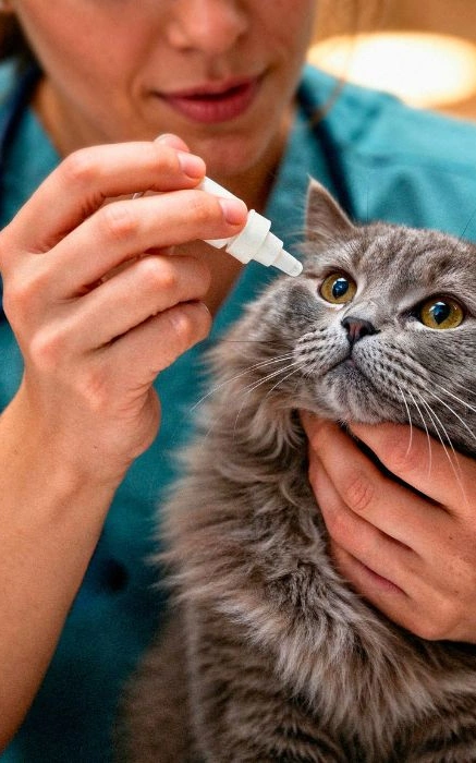 Consulta com oftalmologista veterinário