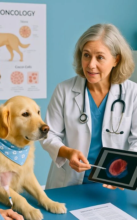 Oncologista para cachorro