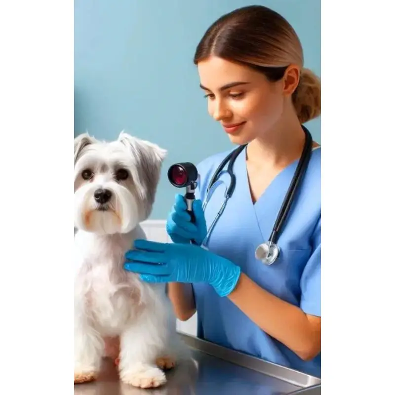 Veterinária especialista em olhos de cachorro